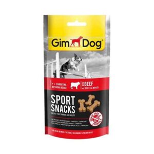 تشویقی سگ جیم داگ مدل Sport Snacks طعم گوشت گاو وزن ۶۰ گرم