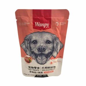 پوچ سگ ونپی با طعم گوشت خوک و سبزیجات Wanpy Pork & Vegetable وزن ۸۰ گرم