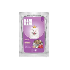 خوراک هام هام گربه بیف چانکی